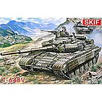 Т-64БВ сборная модель танка в масштабе 1/35. SKIF MK205