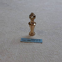Мебельная декоративная балясинка металева різьба М4 Золото