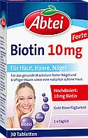 Биологически активная добавка Abtei Biotin 10 mg, 30 шт.