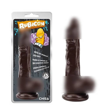 Фалоїмітатор коричневий Rubicon Bronco Rider Dildo | Limon, фото 1