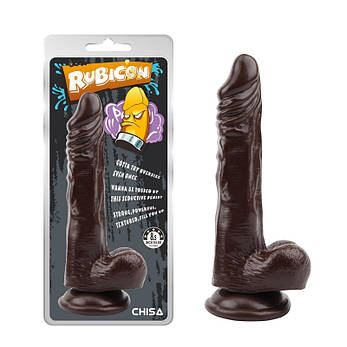 Фалоїмітатор коричневий Rubicon Bronco Rider Dildo | Limon, фото 2