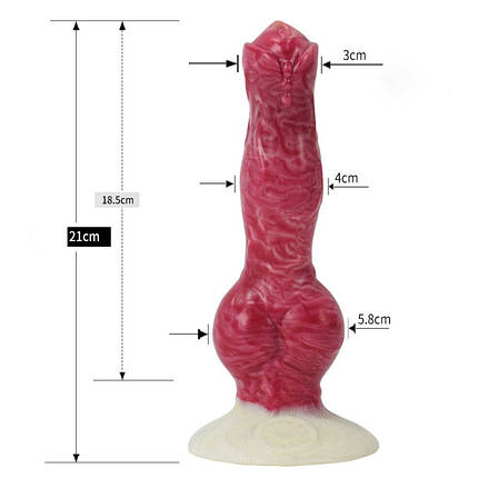 Liquid silicone special-shaped artificial penis, фото 2