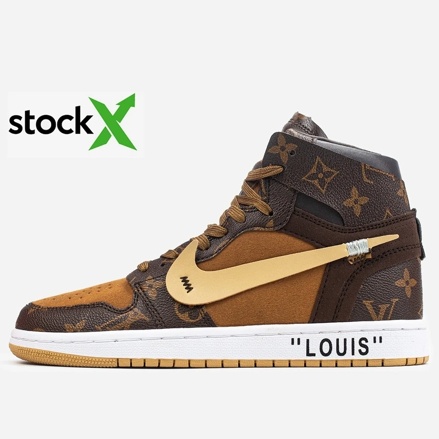 0532 Air Jordan 1 Louis Vuitton X Off White