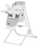 Дитячий стільчик для годування CARRELLO Triumph CRL-10302 Cloud Grey | Стільчик-гойдалка, шезлонг Каррелло, фото 2