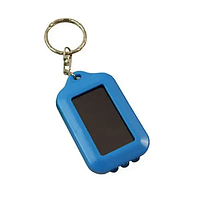 Брелок-фонарик (solar) со встроенной солнечной батареей Keychain Solar Torch Blue