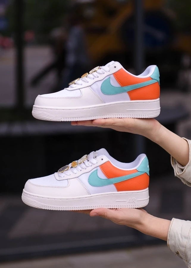 Кросівки Nike Air Force 1 Low SE White/Orange