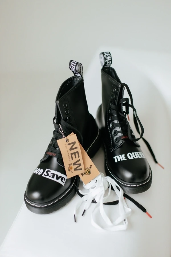 Черевики Dr. Martens 1460 Sex Pistols Black Rolled Smooth