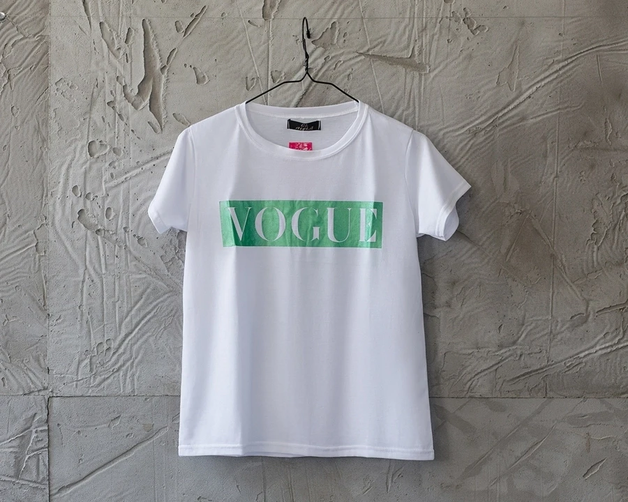 Футболка жіноча Vogue White/Green
