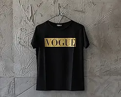 Футболка жіноча Vogue Black/Gold