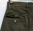 Чоловічі зимові джинси джогери карго Forex на манжеті колір хакі, фото 4