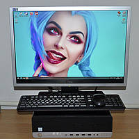 Б/у Комплект ПК: HP EliteDesk 800 G3 SFF| i5-6500| 8GB RAM| 240GB SSD NEW| HD 530+Б-класс 22" 1680x1050 | VGA