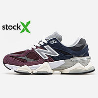 Кросівки 0855 New Balance 9060 Bordo/Blue