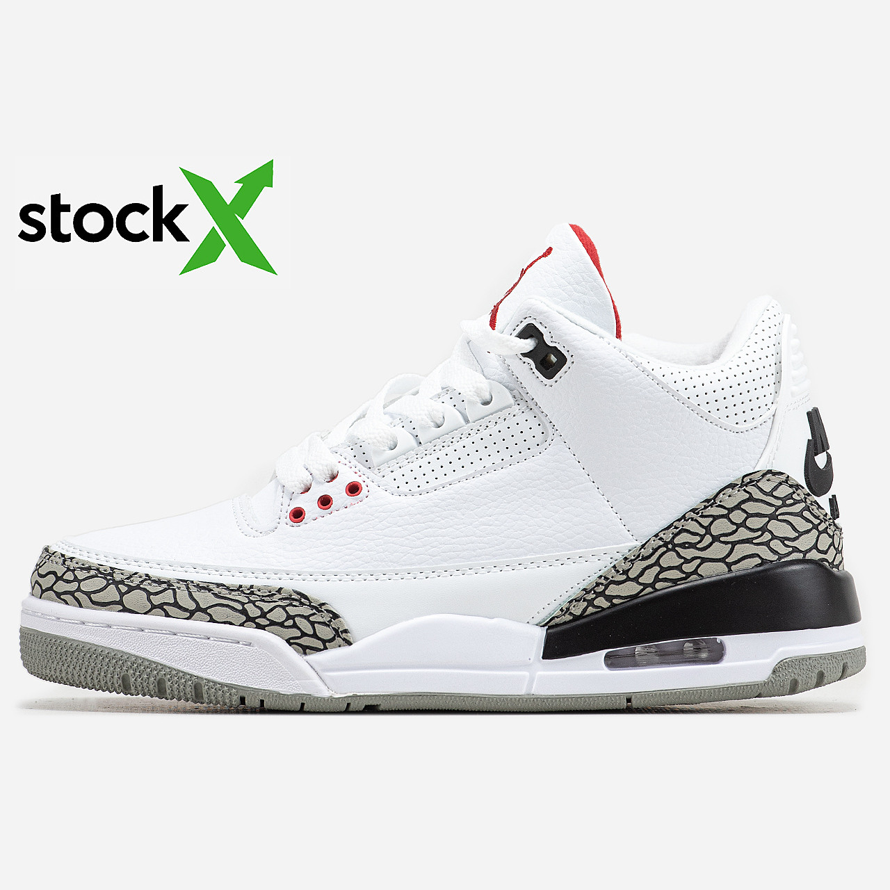 0913 Nike Air Jordan 3 White Cement