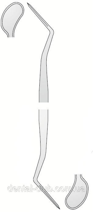 Пародонтологический нож (скальпель) Goldman-Fox N.7 для гингивэктомии двухсторонний, Medesy 634/7 - фото 1 - id-p200632535