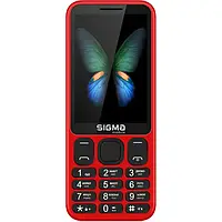 Кнопочный телефон Sigma mobile X-Style 351 Lider Red