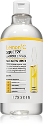 Тонік для обличчя з вітаміном C It's Skin Lemon C Squeeze Ampoule Toner 500 мл