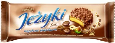 Печиво хрусткі в шоколаді з кавовою начинкою Jezyki Cafe Goplana, 140 г