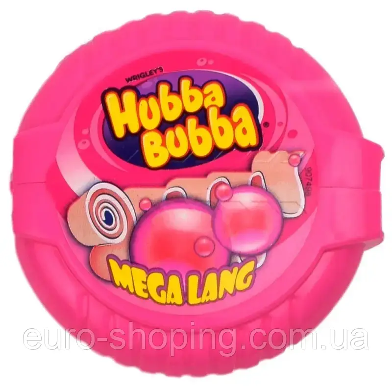 Жувальна гумка Фруктовий Смак Wrigley's Hubba Bubba Mega Long 56 г Німеччина