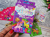 Для самых МАЛЕНЬКИХ настольная игра Фортуно-Fortuno Unicorns, 56 карт от Danko Toys