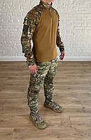 Форма мультикам военная летняя зсу армейская, костюм тактический multicam рип стоп штурмовой камуфляжный