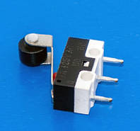 Мікроперемикач mini на комп'ютерну мишу KW10-Z4P з роликом 3 pin