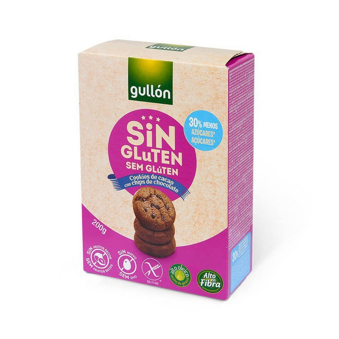Купить Печенье GULLON без глютена Cookies de Cacao 200 г, цена 82