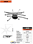 Світлодіодна люстра стельова (50W, 4000K, 2750lm, чорний) стельова SMD LED / лед люстра AMOR, фото 5