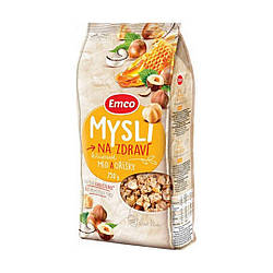 Мюслі Emco з медом та горіхами 750 г