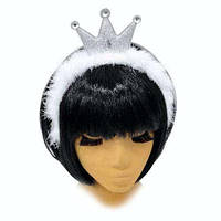 БІЛИЙ ЛЕБІДЬ. Корона на обручі карнавальна