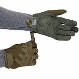 Рукавиці тактичні повнопалі Military Rangers BC-9875-4 (М-2XL, олива), фото 2