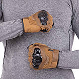 Рукавиці тактичні повнопалі Military Rangers BC-9876-1 (L-2XL, хакі), фото 4