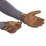 Рукавиці тактичні повнопалі Military Rangers BC-9877-2 (М-2XL, хакі), фото 4