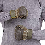 Рукавички тактичні повнопалі Military Rangers BC-9879-1 (М-L, олива), фото 5