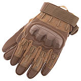 Рукавиці тактичні повнопалі Military Rangers BC-9879-2 (М-XL, хакі), фото 4