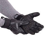 Рукавиці тактичні повнопалирі Military Rangers BC-9879-4 (М-XL, чорний), фото 3