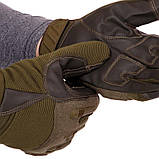 Рукавички тактичні повнопалі BC-8795-1 (М-L, олива), фото 2