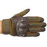 Рукавички тактичні повнопалі BC-8797-1 (М-XL, олива), фото 6