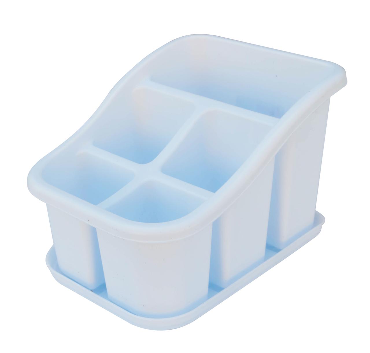Підставка для столових приладів велика з піддоном (Dunya plastic)