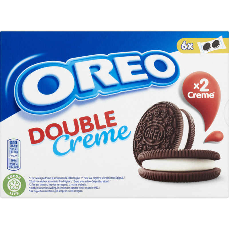 Печиво Oreo Double Cream 176г