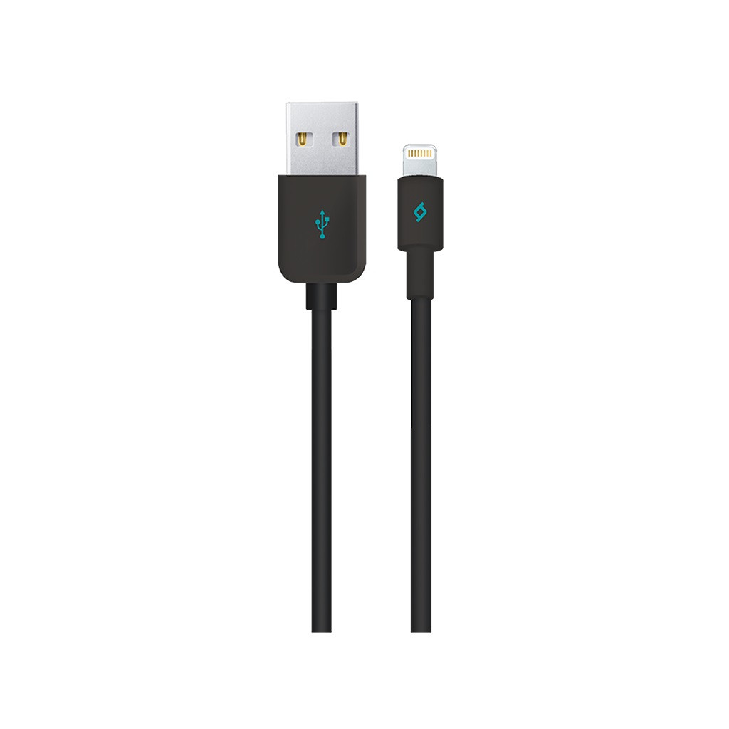 Кабель Ttec USB - Lightning (M/M), 1.2 м, Black (2DKM01S), фото 1