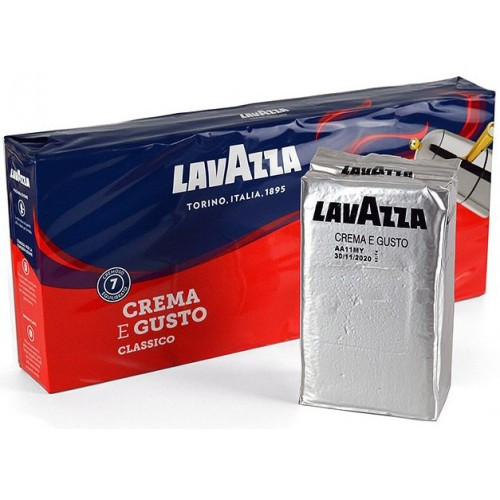 Кава мелена Lavazza Crema e Gusto срібна 250г