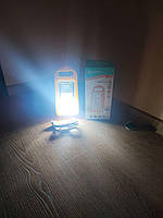 Аккумуляторный фонарь лампа с зарядкой от розетки 220 Фонарик с функцией Power Bank 4800 mah