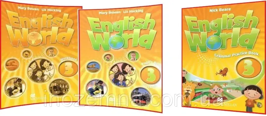 English World 3 Pupil's Book + Workbook + Grammar Practice Book (підручник + робочий зошит + граматика)
