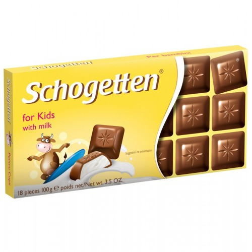 Шоколад Schogetten for Kids молочний 100 г