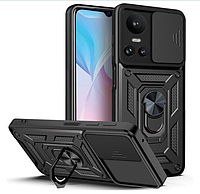 PC + TPU чехол Camshield armor на OPPO Reno 10 Pro 5G черный