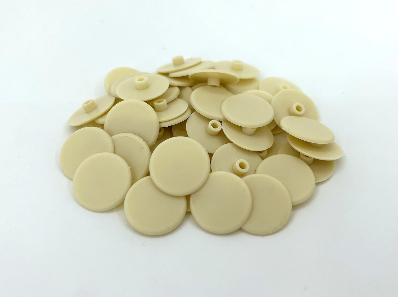 Заглушки під Мініфікс 15 мм, 50 шт., колір — Капучино, фото 1