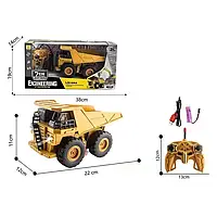 Машина Спец-техника на радио-управлении р/у 22-6 Самосвал на аккум.3.7V с подсветкой и откидным бортом