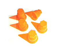 Колпачок пластиковый на колесную гайку 33 Оранжевого цвета Стрелка
