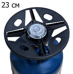 Пальник для польського газового балона 23 см Nurgaz, тарілка на балон, конфорка для газового балона