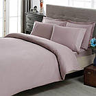 Комплект постільної білизни TAC сатин-stripe євро розмір Premium Basic Lila